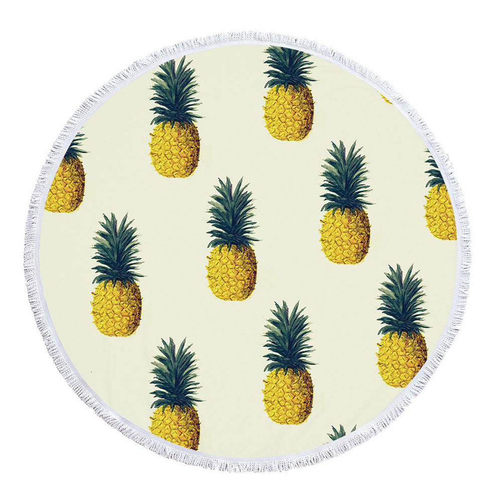 Round beach towel