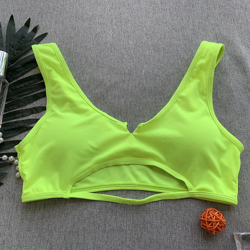 Cutout swimsuit ladies sexy swimwear