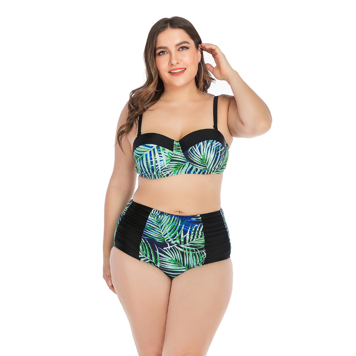 Big cup ladies swimsuit swimwear