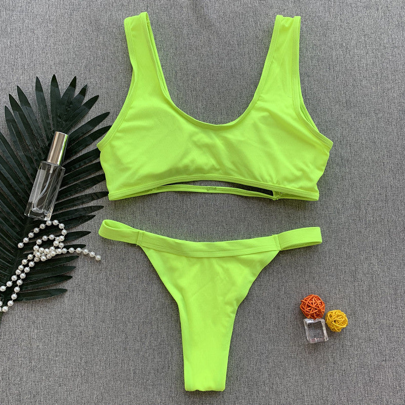 Cutout swimsuit ladies sexy swimwear