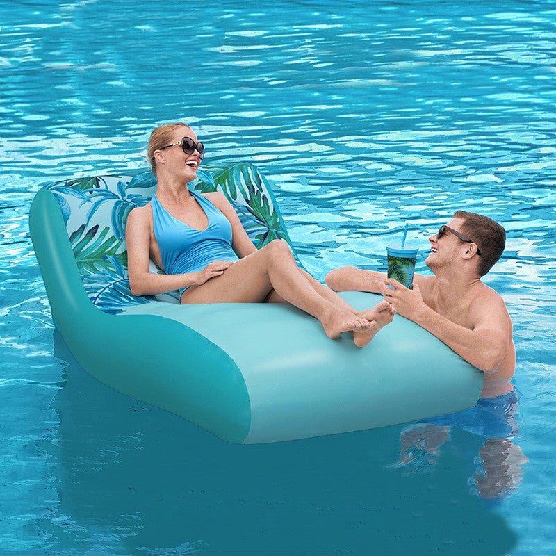 Inflatable Float Backrest Recliner Single Inflatable Water Bed